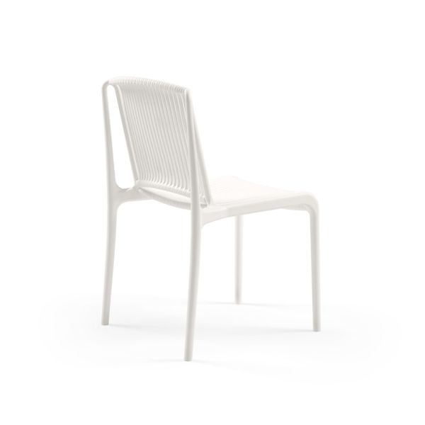 Beyaz 2 Kişilik Bahçe Masa Sandalye Takımı 60 cm