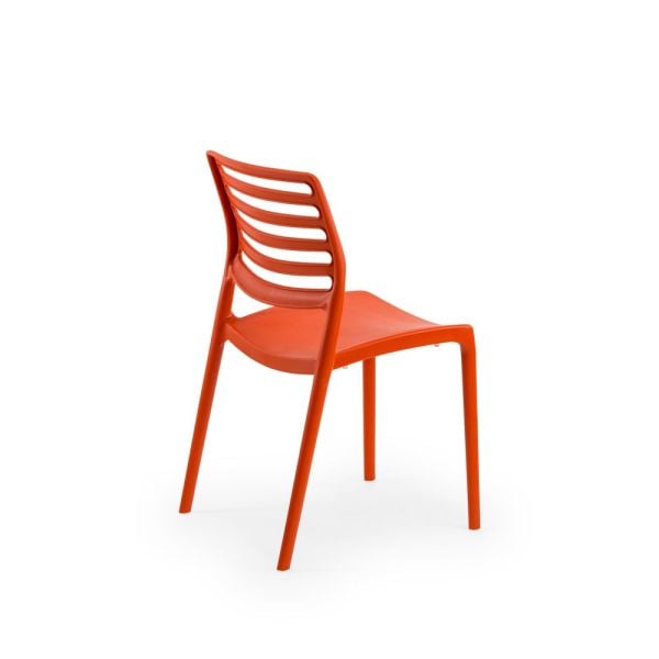 Bella turuncu bahçe sandalyesi