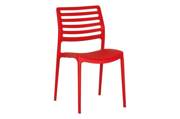Bella kırmızı bahçe sandalyesi