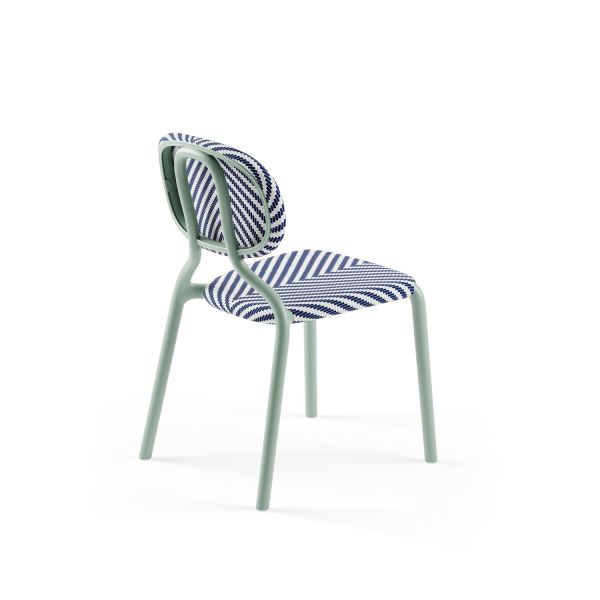 Fileli Bahçe Sandalyesi Dış Mekan Plastik Desenli