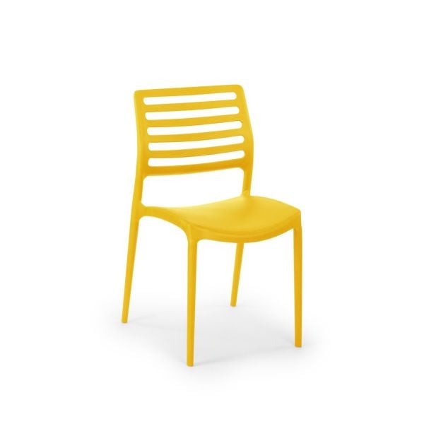 Bella sarı bahçe sandalyesi