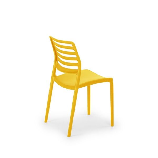 Bella sarı bahçe sandalyesi