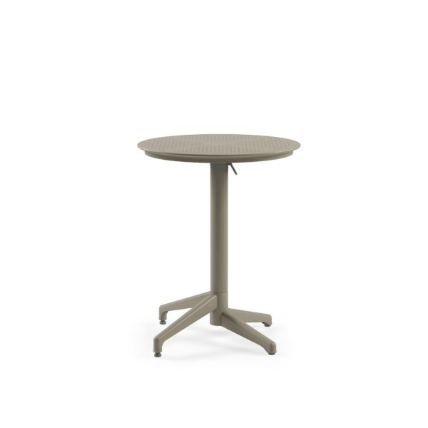 Vizon Katlanır Yuvarlak Bahçe Masa Sandalye Takımı 2 Kişilik 60 cm
