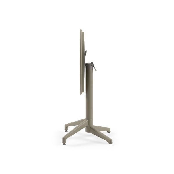 Vizon Katlanır Yuvarlak Bahçe Masa Sandalye Takımı 2 Kişilik 60 cm