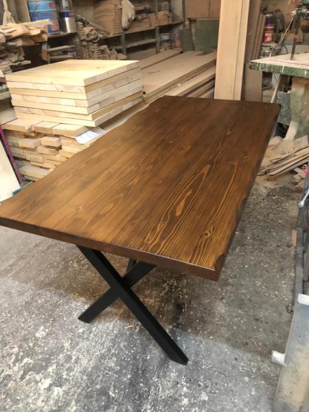 Kütük Ağaç Yemek Odası Salon Kütük Masa 150x80.cm