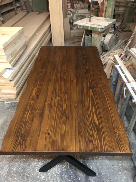 Kütük Ağaç Yemek Odası Salon Kütük Masa 150x80.cm