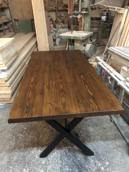 Kütük Ağaç Yemek Odası Salon Kütük Masa 150x80.cm