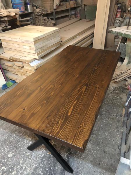 Kütük Ağaç Yemek Odası Salon Kütük Masa 150x80.cm