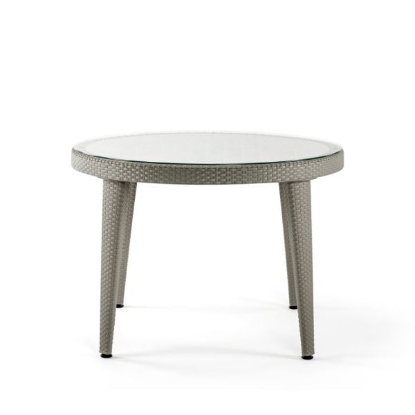 Vizon 4 Kişilik Yuvarlak Bahçe Masa Sandalye Takımı 110 cm