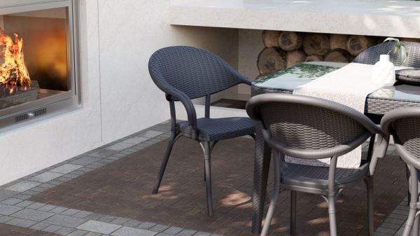 Vizon 6 Kişilik Bahçe Restoran Masa Sandalye Takımı 150x90