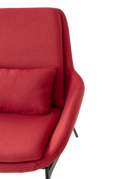 Golf Tekli Otel Koltuk Bordo Kumaşlı Ergonomik ve Dayanıklı Tasarım