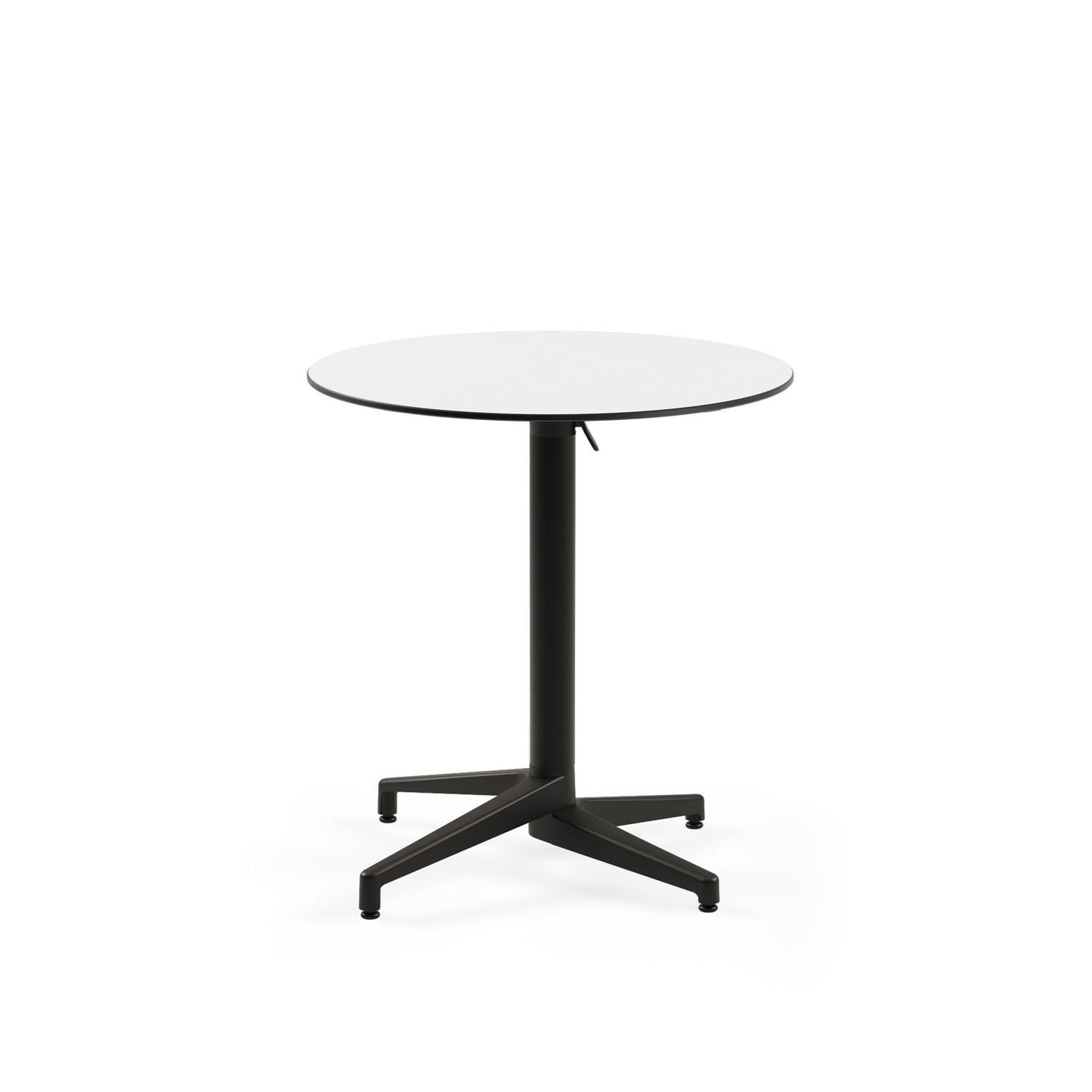Compact Beyaz Katlanır Paslanmaz Bahçe Masası – 70 cm Yuvarlak, Dayanıklı, Dış Mekan ve İç Mekan Kullanımına Uygun