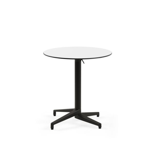 Compact Beyaz Katlanır Paslanmaz Bahçe Masası – 70 cm Yuvarlak, Dayanıklı, Dış Mekan ve İç Mekan Kullanımına Uygun