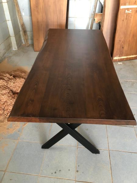 Kütük Ahşap Yemek Masası 80x160