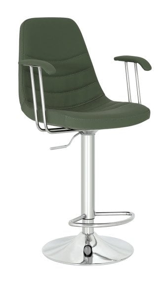 ROSE TEKERLEKLİ KOLLU BAR SANDALYESİ