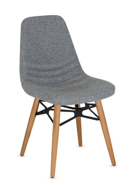 Parker Gri Sandalye Modeli Ergonomik Mutfak Salon ve Kafe Sandalyesi Modern Tasarım Kaliteli Kaşe Kumaş Ücretsiz Kargo