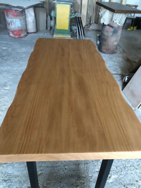 Kayın Kütük Bar Masası 55x150.cm