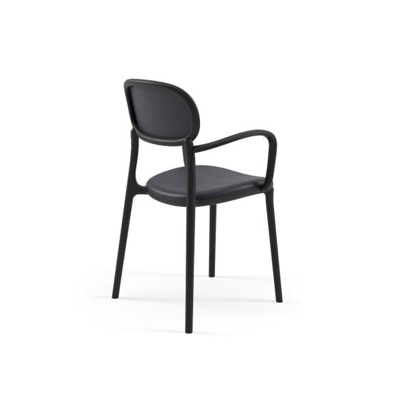 Antrasit 4 Kişilik Katlanır Bahçe Masa Sandalye Takımı 80x80 cm - Dış Mekan, Otel, Cafe