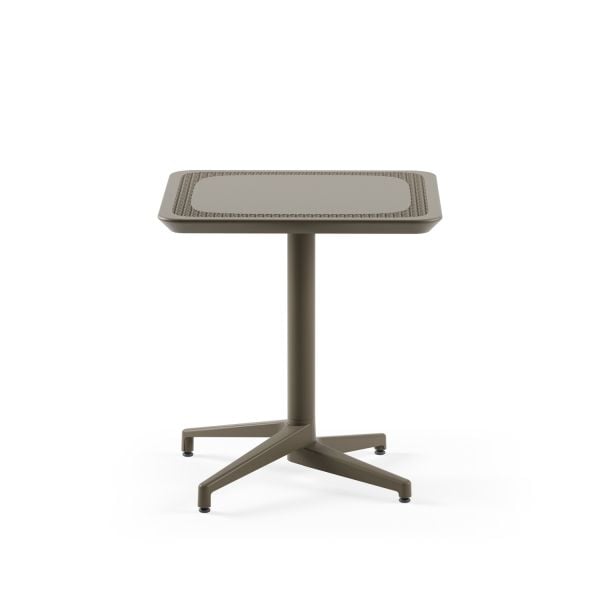 70x70 Bahçe Masa Sandalye Takımı 2 Kişilik Fileli Kollu