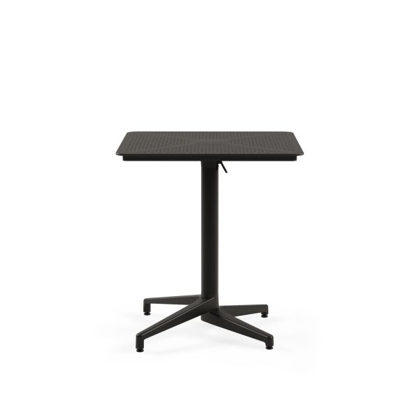 Fileli Siyah Katlanır Bahçe Masa Sandalye Takımı 2 Kişilik