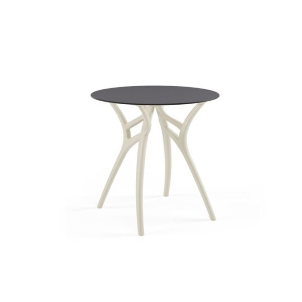 Antrasit Compact Masa Dış Mekan Bahçe Yuvarlak Ø77 cm