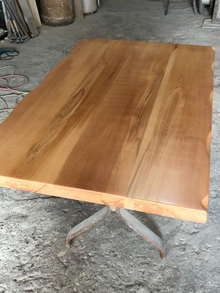 Naturel Kayın Ağacı Kütük Masa Üstü Tablası