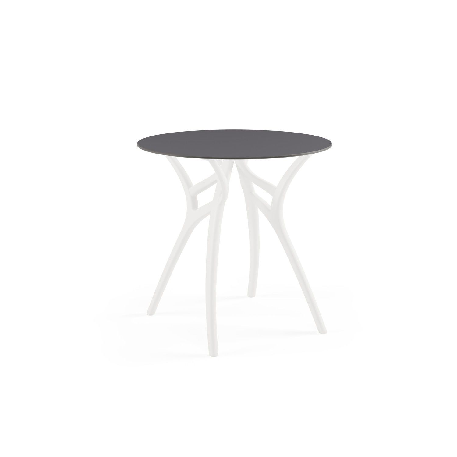 Antrasit Yuvarlak Compact Dış Mekan Masa 77.cm