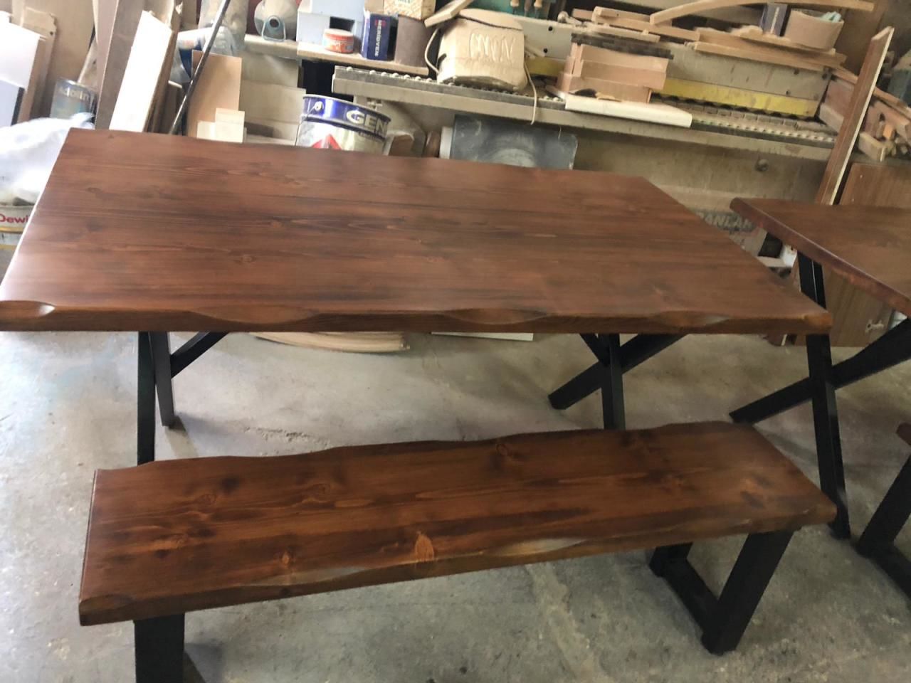 Kütük Masa Bench