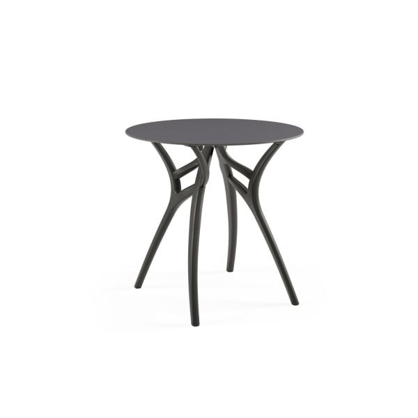 Yuvarlak Antrasit Compact Dış Mekan Masası Bahçe Mobilyası