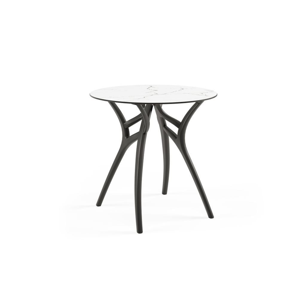 Beyaz Mermer Compact Cafe Restaurant Masası