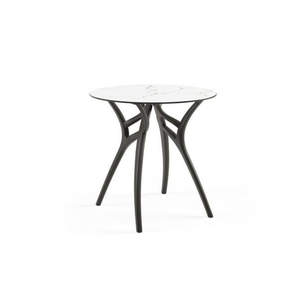 Beyaz Mermer Compact Cafe Restaurant Masası