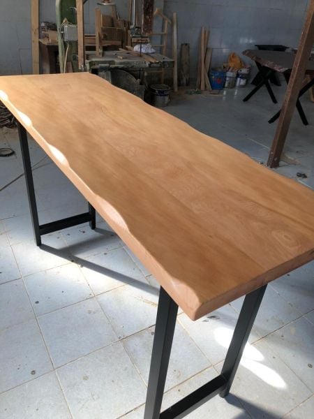 Naturel Kütük Bar Masası 200x60