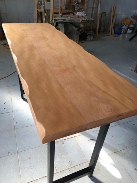 Naturel Kütük Bar Masası 200x60