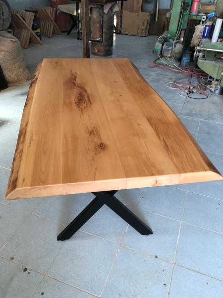 Kayın Ağacı Kütük Masa-150x90.cm