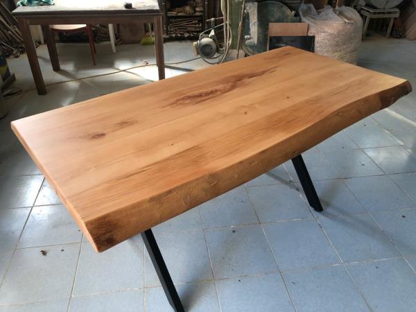 Kayın Ağacı Kütük Masa-150x90.cm