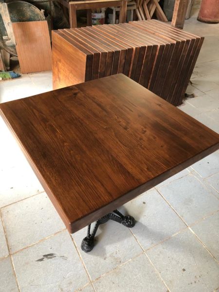 Kütük Cafe Masa 70x70 Ölçüsünde