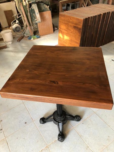 Kütük Cafe Masa 70x70 Ölçüsünde