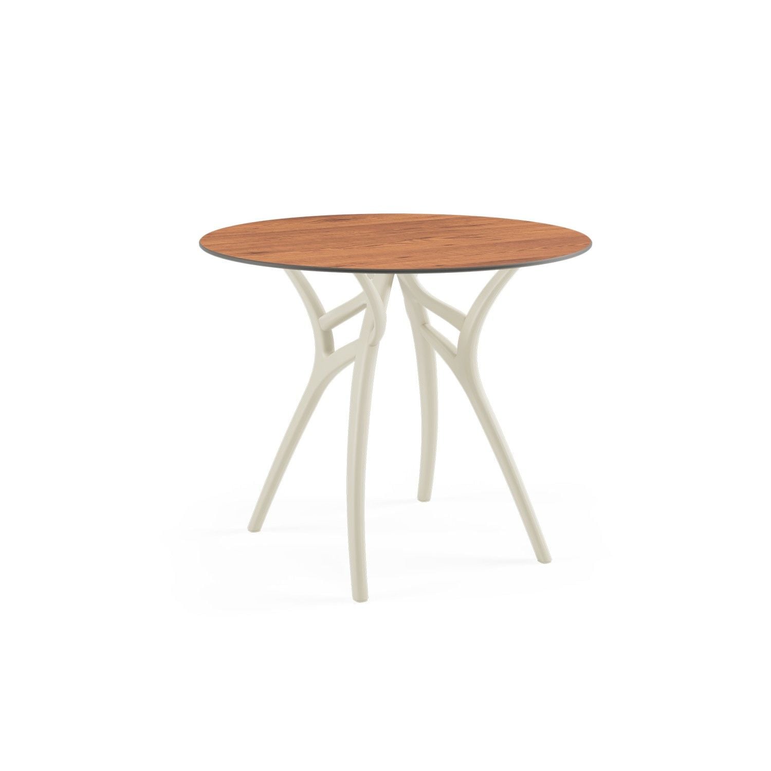 Novecento Ahşap Compact Yuvarlak Dış Mekan Restoran Masası