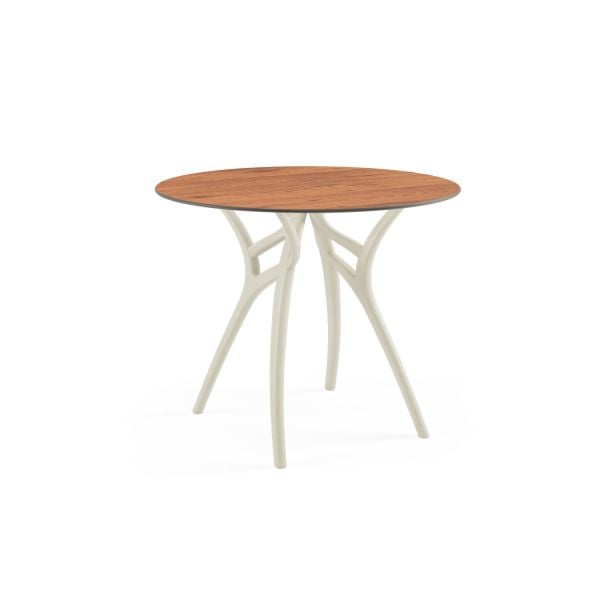 Novecento Ahşap Compact Yuvarlak Dış Mekan Restoran Masası