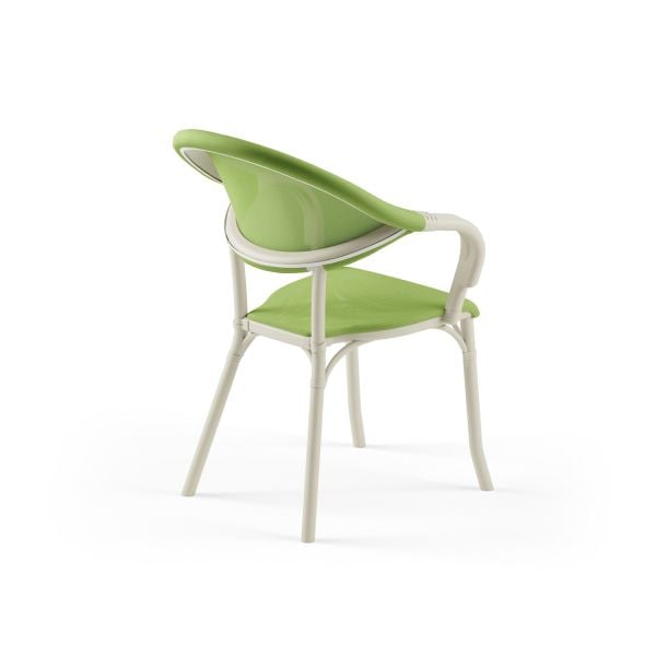 Bej Yeşil 2 Kişilik Katlanır Bahçe Takımı Masa Sandalye