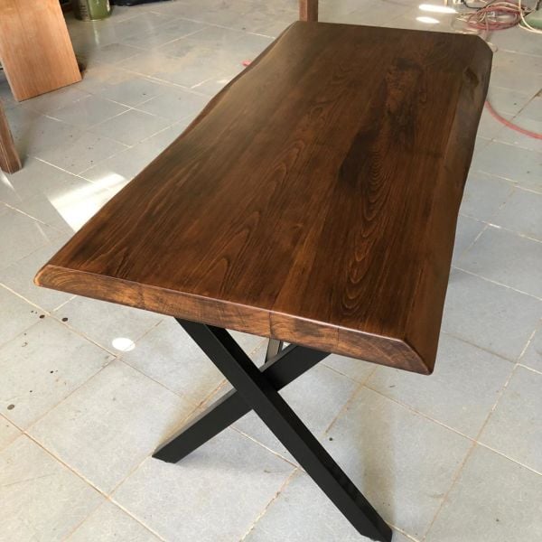 Ceviz Kütük Mutfak Masası 70x120.cm