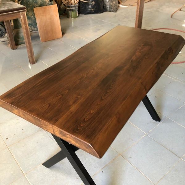 Ceviz Kütük Mutfak Masası 70x120.cm