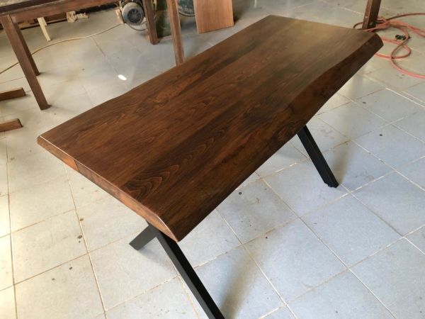 Ceviz Kütük Mutfak Masası 70x120.cm
