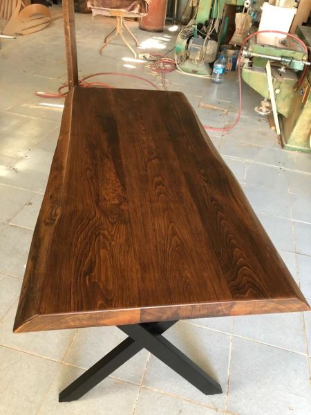 Ceviz Kütük Mutfak Masası 70x120.cm