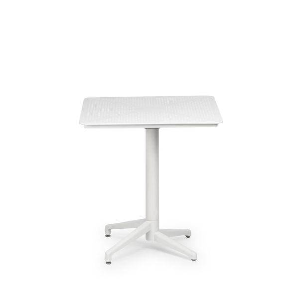 Beyaz Nil Yeşili 2 Kişilik Dış Mekan Bahçe Masa Sandalye Takımı 70x70 cm – Otel, Kafe, Balkon, Mutfak İçin