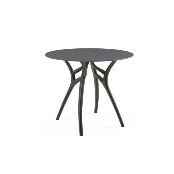 Antrasit Yuvarlak Compact Bahçe ve Otel Masası Ø90 cm