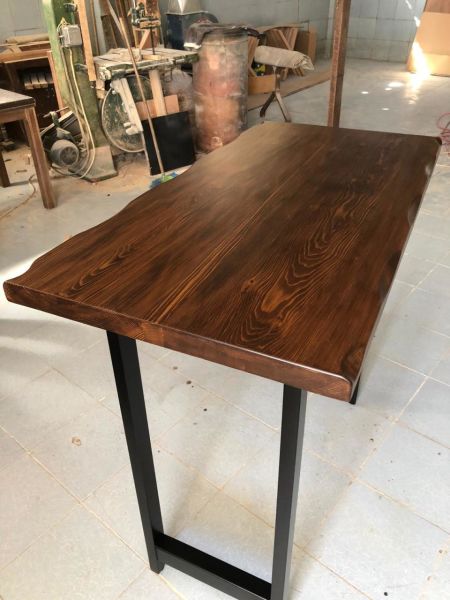 Ahşap Bar Masası 65x130