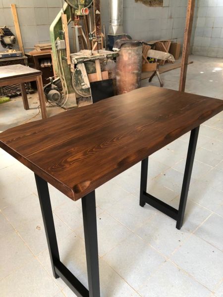 Ahşap Bar Masası 65x130
