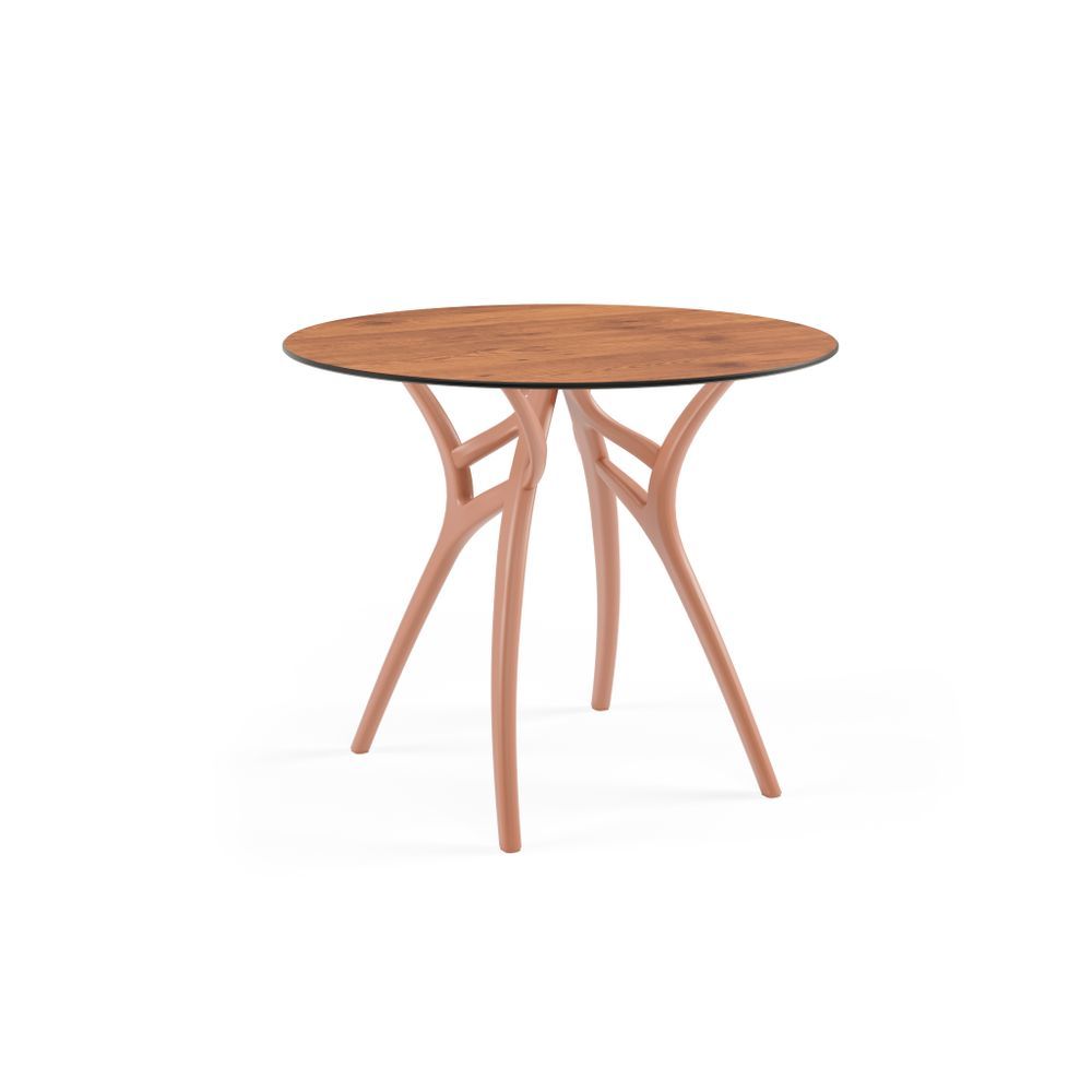 Novecento Ahşap Compact Yuvarlak Dış Mekan Otel Masası