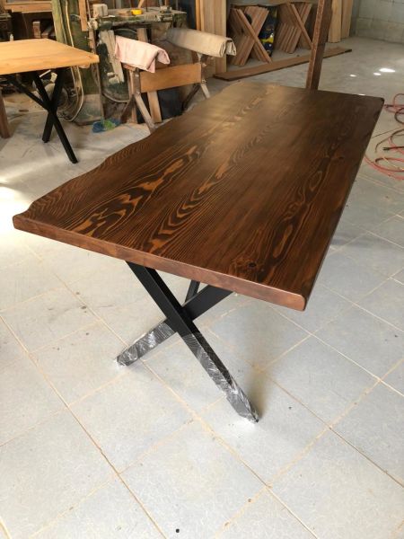 Kütük Cafe Masası İmalatı 120x70